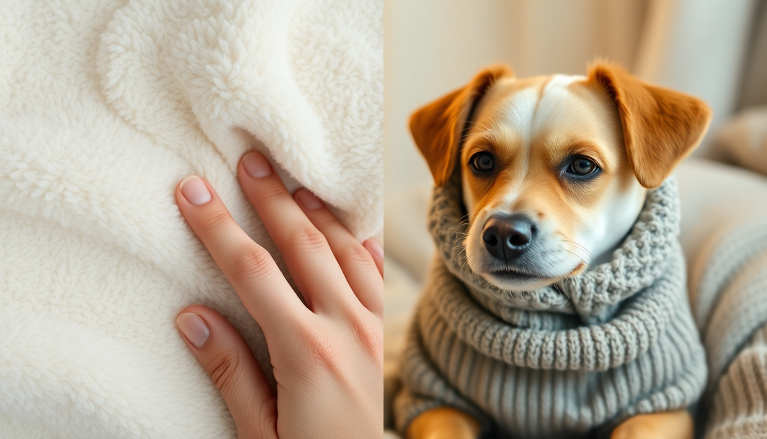 Fleece vs. Knit: Choosing the Right Fabric for Your Dog's Skin Sensitivity