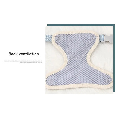 Soft-Step Comfort Vest | Breathable "No-Choke" Harness & Leash Set