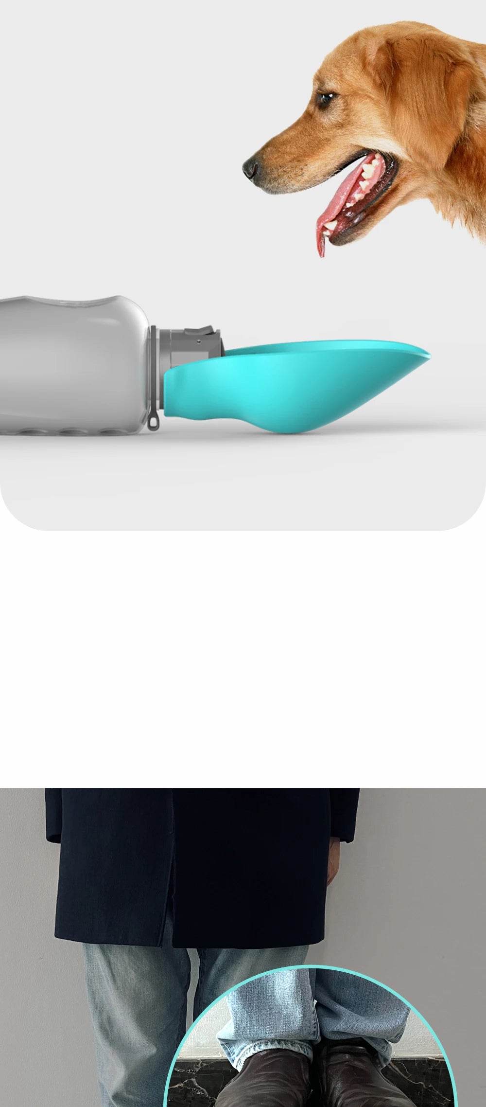 AquaRoam | Large Foldable Travel Bottle