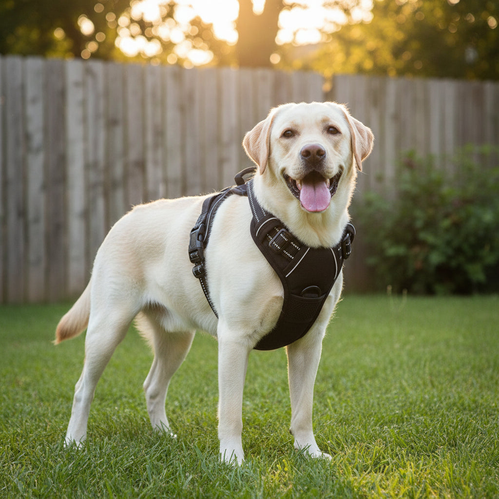 Total-Control No-Pull Harness | Heavy-Duty Reflective Comfort Vest