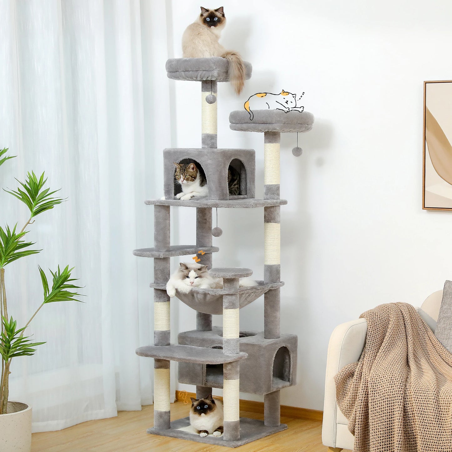 SkyNest Cat Tower image 2