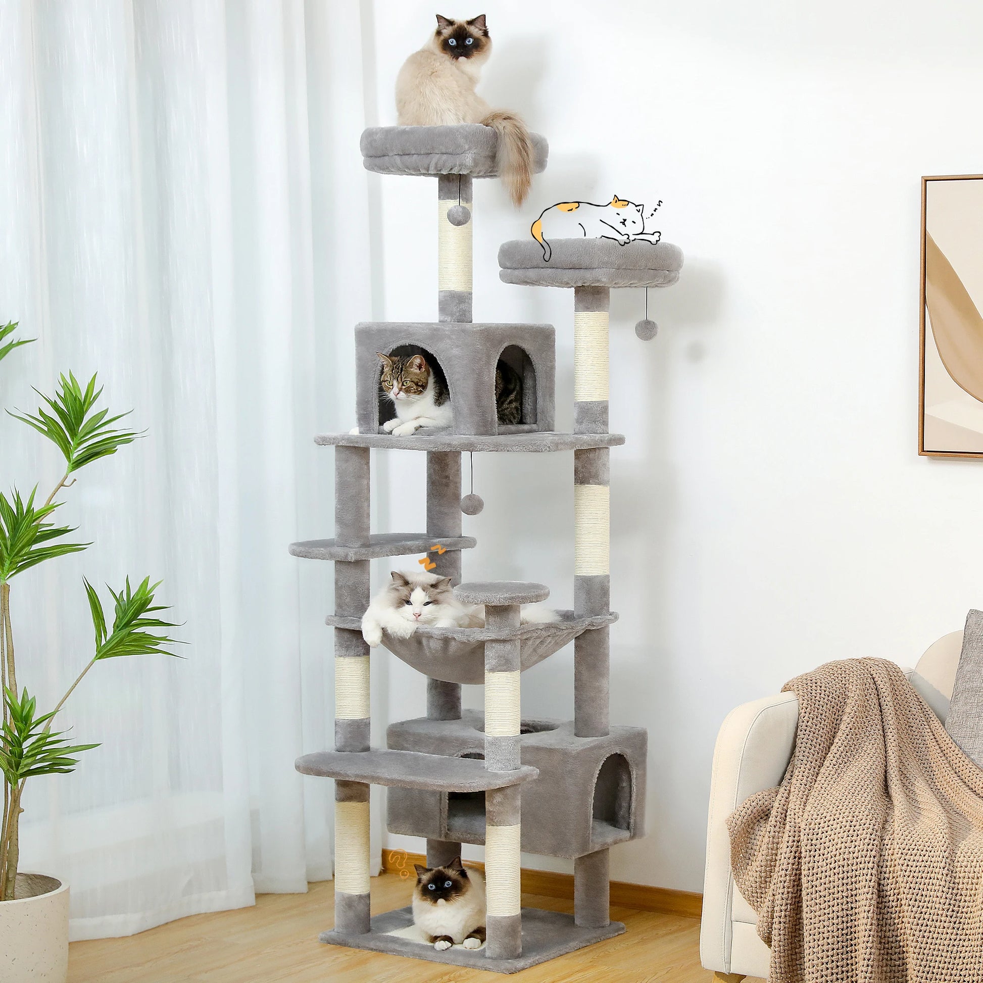 SkyNest Cat Tower image 2