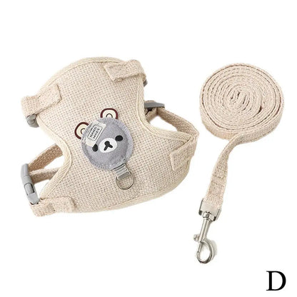Soft-Step Comfort Vest | Breathable "No-Choke" Harness & Leash Set