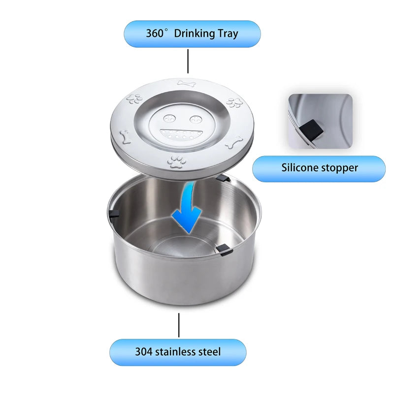 PawTails™ No-spill Floating Bowl