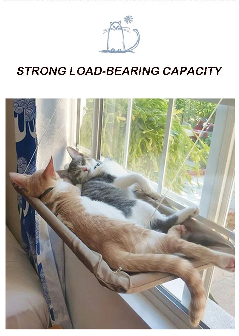 Window-Mounted Cat Hammoc