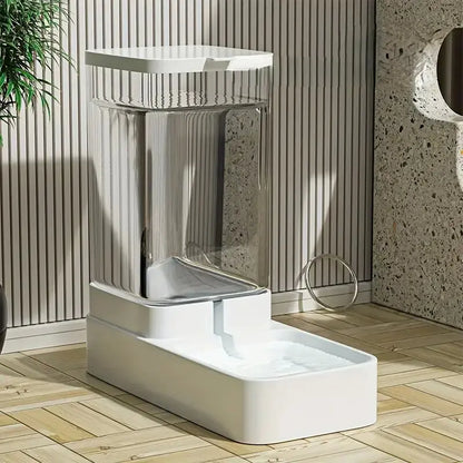 Gravity-Flow Auto Feeder & Waterer Set (3.8L)
