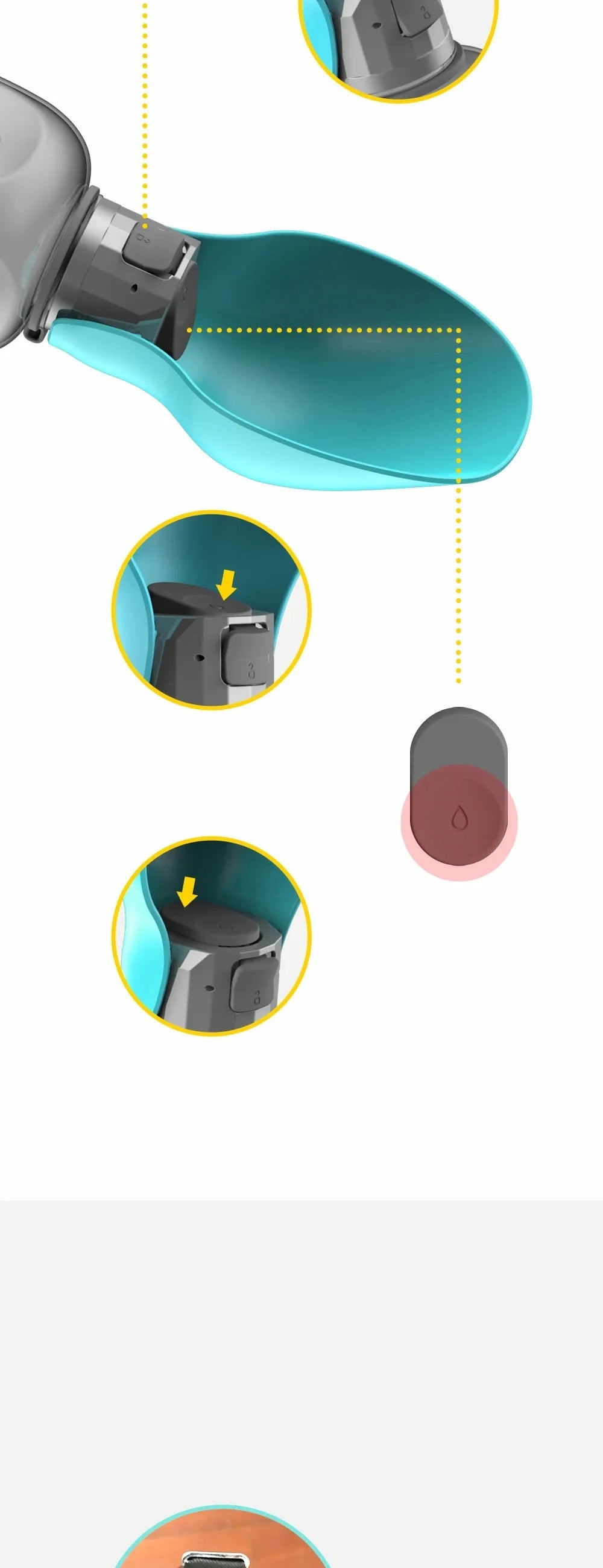 AquaRoam | Large Foldable Travel Bottle