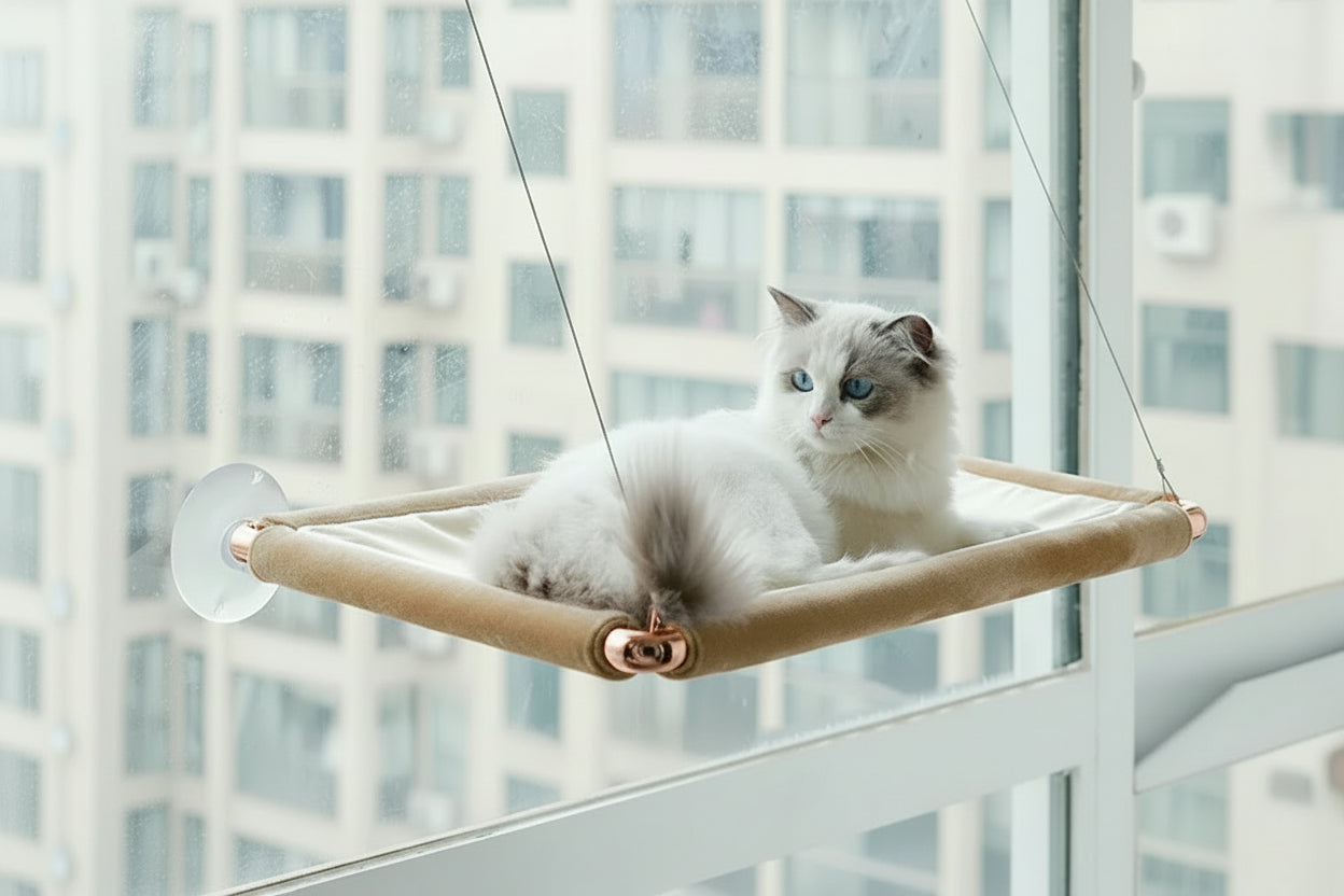 Window-Mounted Cat Hammoc