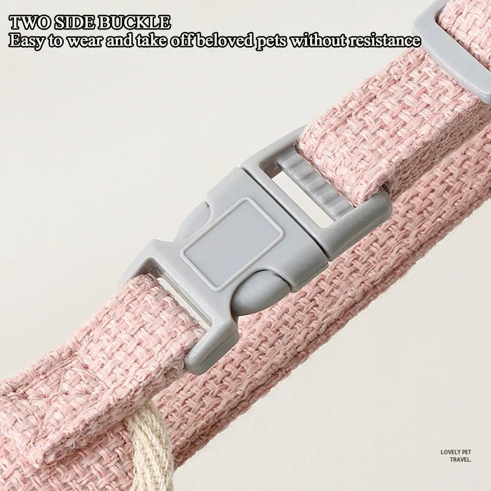 Soft-Step Comfort Vest | Breathable "No-Choke" Harness & Leash Set