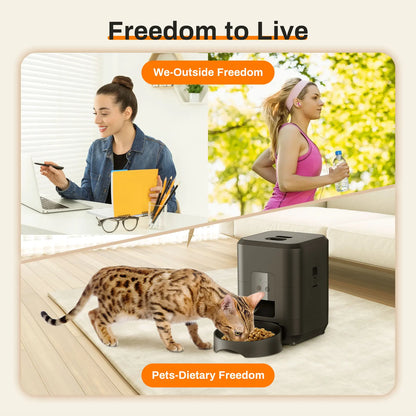 Smart-Schedule Automatic Feeder | 2L Precision Dispenser
