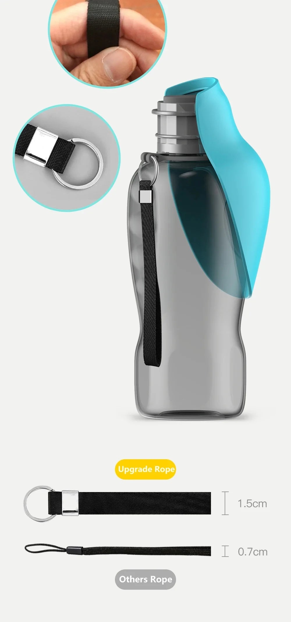AquaRoam | Large Foldable Travel Bottle