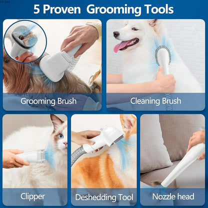 Pro-Groom 5-in-1 Pet Vacuum & Salon Grooming Kit