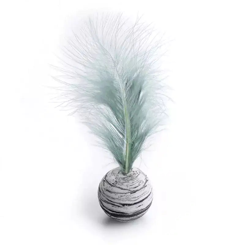 The AeroPlume Natural Feather Cat Toy