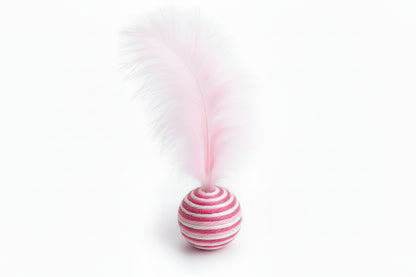 The AeroPlume Natural Feather Cat Toy