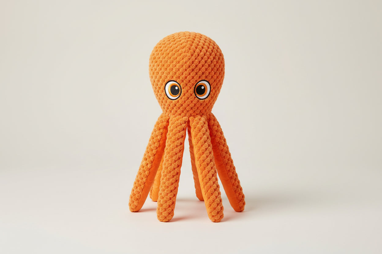 The CrinklePulse Octopus Toy